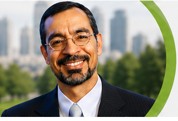 Youssef Khattab engaging with the Surrey community